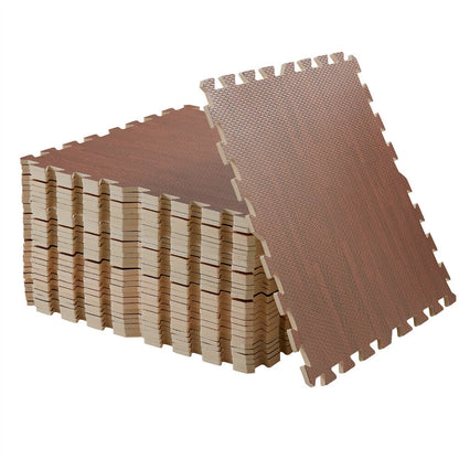 12PCS Interlocking Heavy Duty EVA Foam Gym Flooring Mats 60x60cm