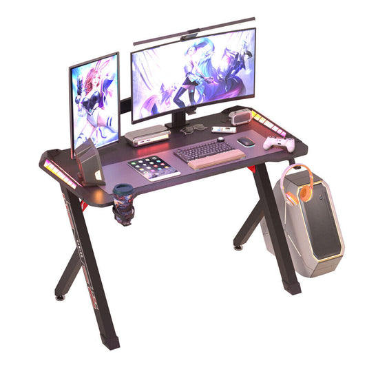  Buy 1.2M LED Gaming Desk Computer Desk 