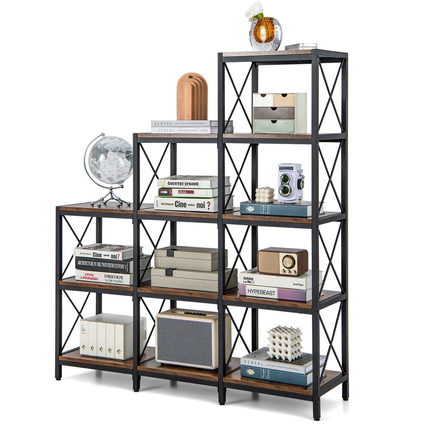 5-tier-bookshelf-9-cubes-bookcase-12-shelves-storage-display-organizer