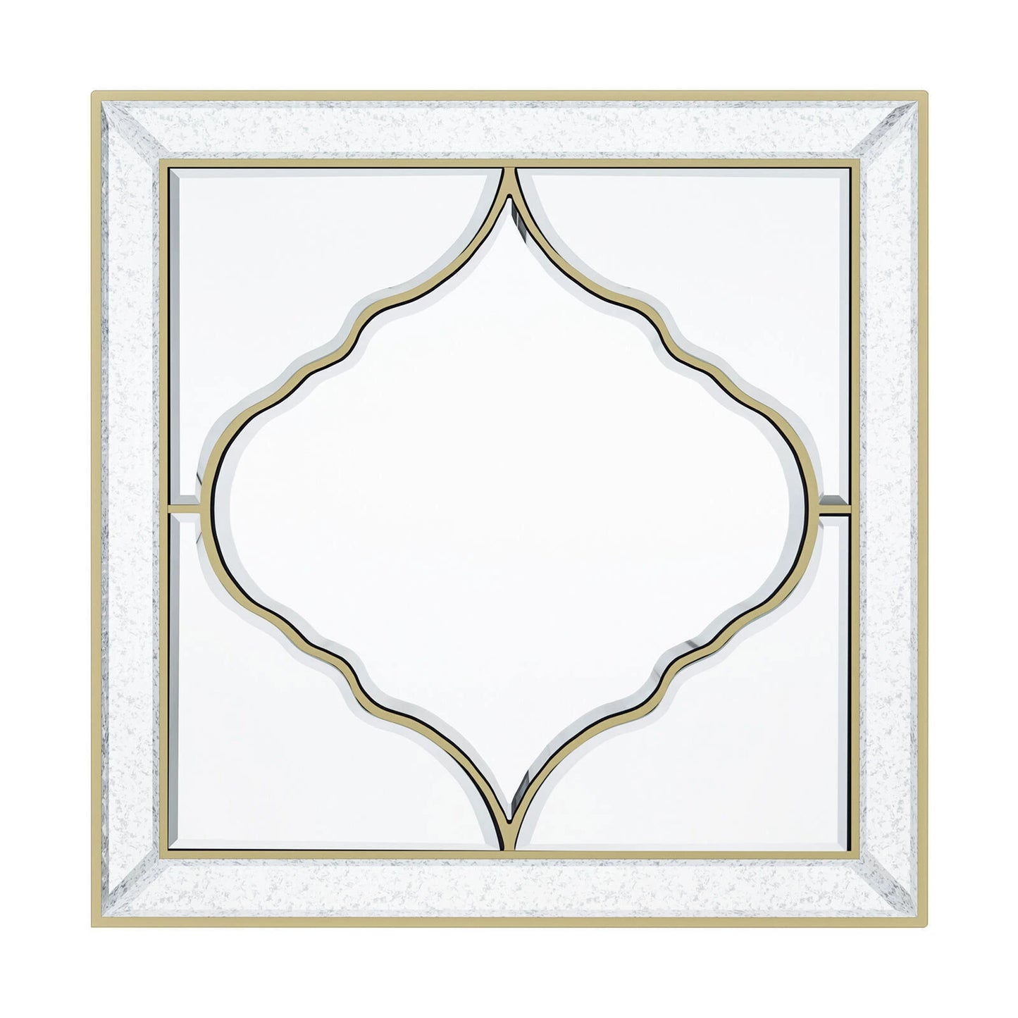 High Grade Unique Decorative Accent Mirror Elegant Square Wall Silver Hd Mirror