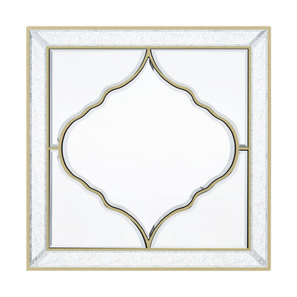High Grade Unique Decorative Accent Mirror Elegant Square Wall Silver Hd Mirror