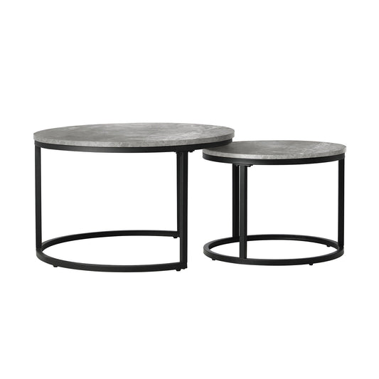 Shop Double Circle Nesting Coffee Table Australia