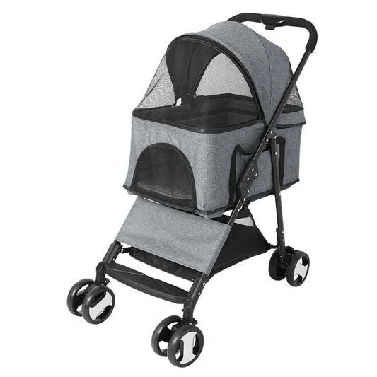 Shop P&P XXL Pet Stroller – Comfortable Dog Carrier for up to 20kg | Buy Online Australia