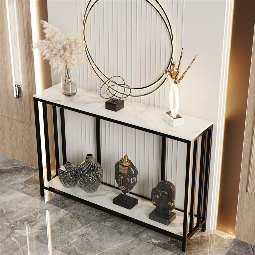 2-tier-white-marble-entryway-console-table-extra-long-foyer-couch-table