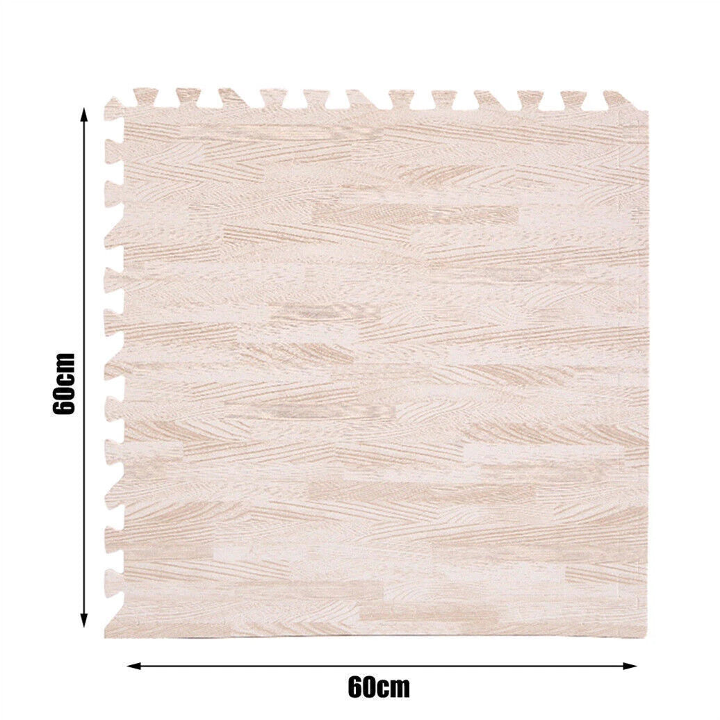 12PCS Interlocking Heavy Duty EVA Foam Gym Flooring Mats 60x60cm