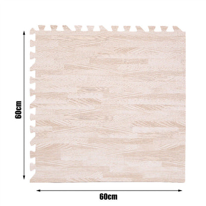12PCS Interlocking Heavy Duty EVA Foam Gym Flooring Mats 60x60cm