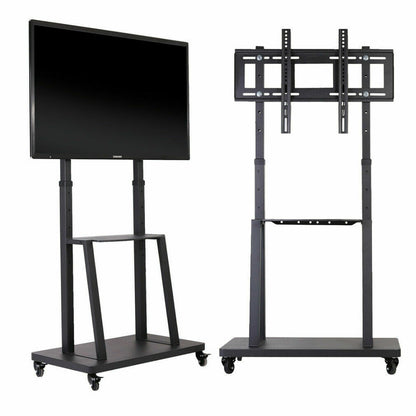 P&P Heavy-Duty Mobile Cart TV Stand VESA 32"- 80" screens Load 176lb Floor TV Stand