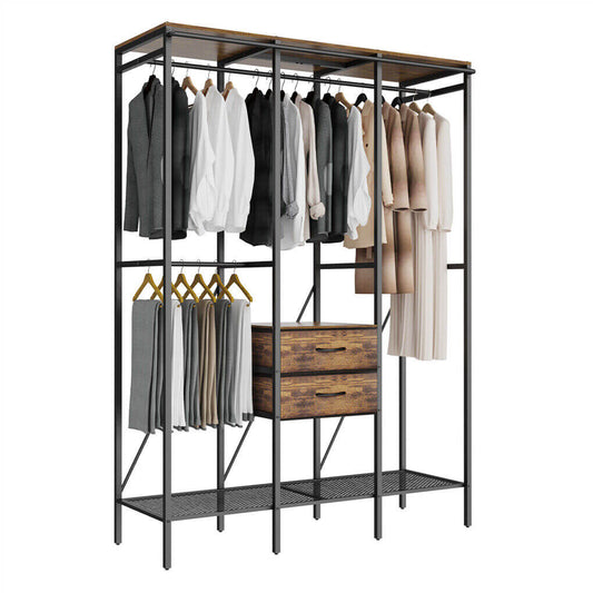 Buy Online XXL Industrial Coat Rack with 2 Drawers in Australia
