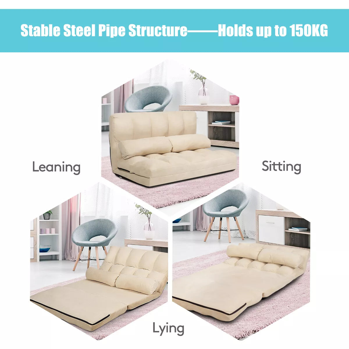Multi-Functional Foldable Sofa Bed Online