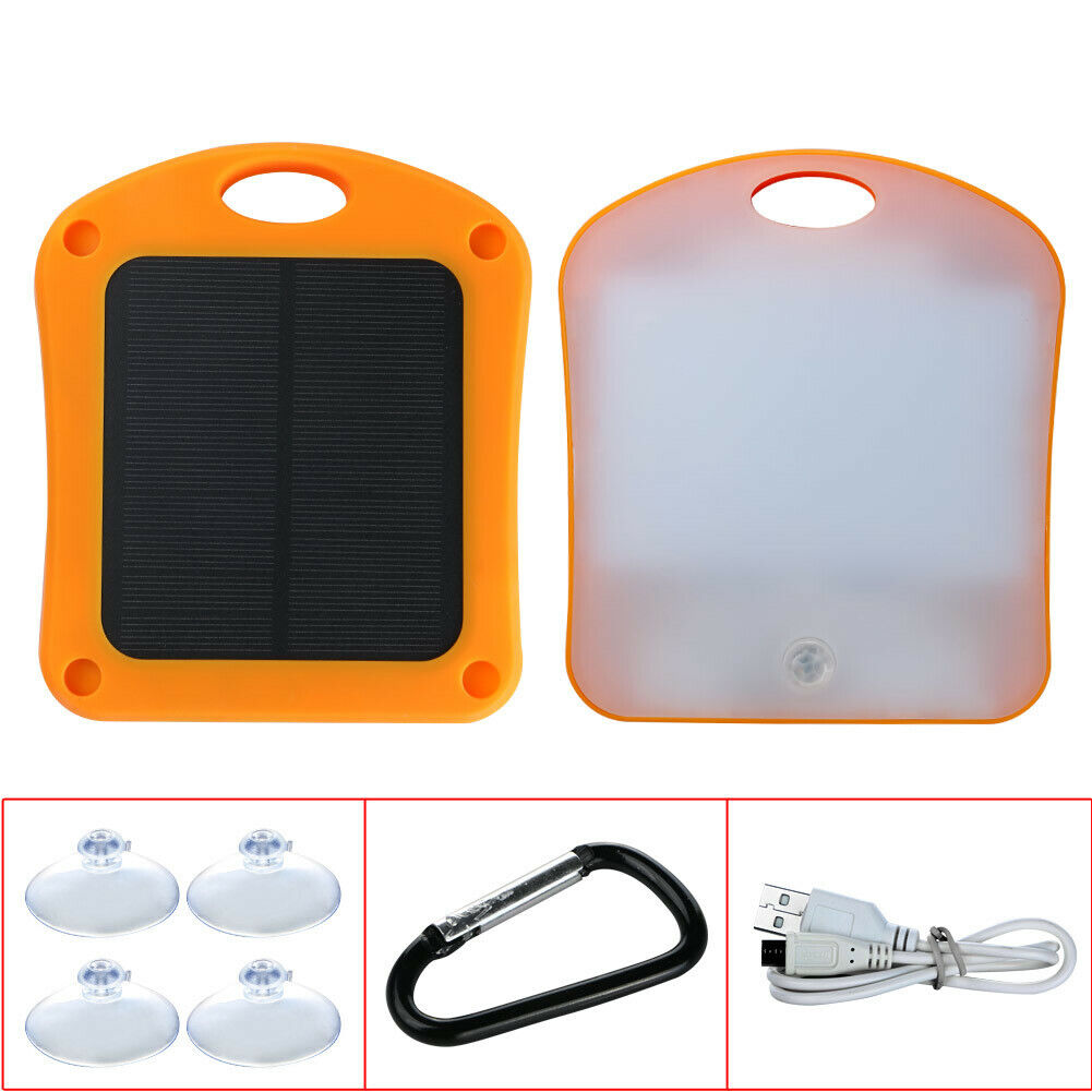 2In1 Portable Solar Power Bank 6000mah External Battery Charger PIR LED Lamp Wal