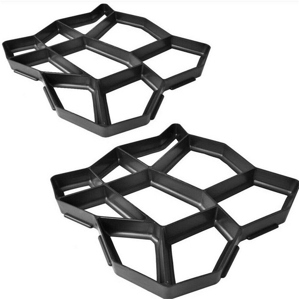 P&P DIY Path Maker Concrete Mould Paver Patio Garden Brick Slab Pavement Cement Mold