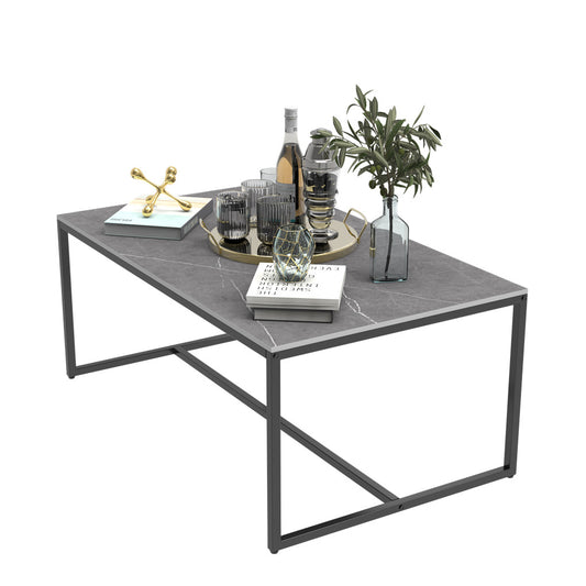 Shop Now: FATIVO Anti-scratch Marble Coffee Table - Australia