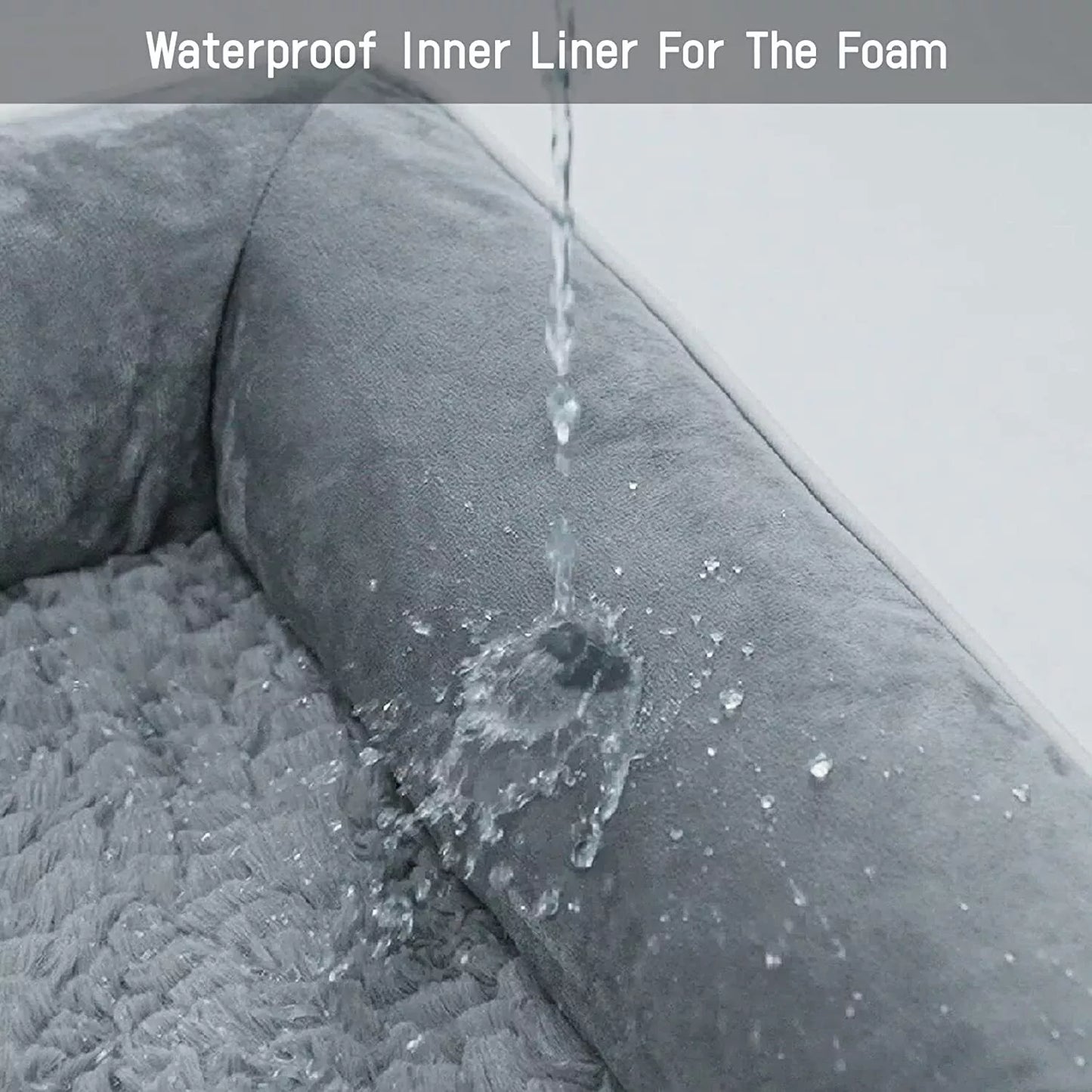 Giant Plus Orthopedic Dog Bed Waterproof Pet Sofa Sleeping Mat Basket(XXL)