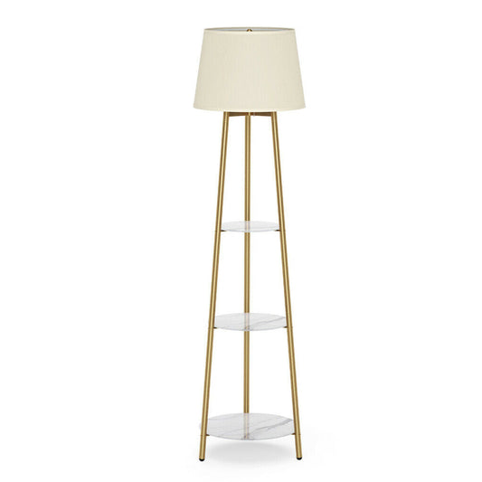 Buy Floor Lamp with Storage Shelves – LED Light AU