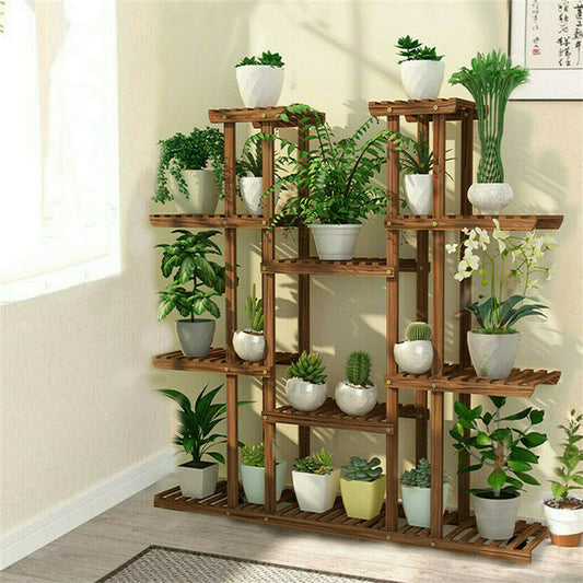 extra-large-wood-plant-stand-17-pot-flower-rack-tall-shelf-garden-storage-indoor