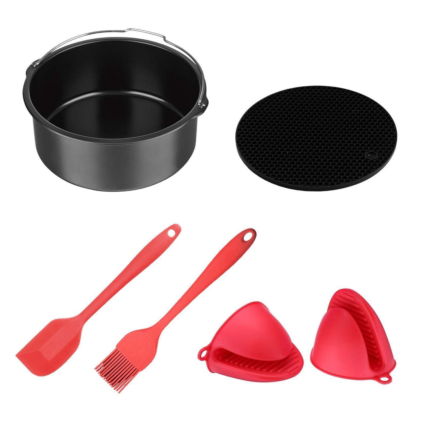 air-fryer-accessory-baking-set-mat-spatula-tin-brush-mitts