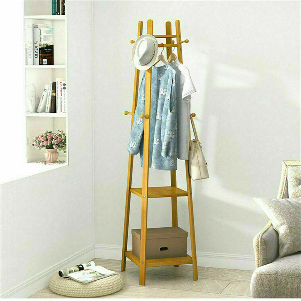 bamboo-wooden-clothes-coat-hat-hanger-entryway-clothes-stand-rack-organizer-shel