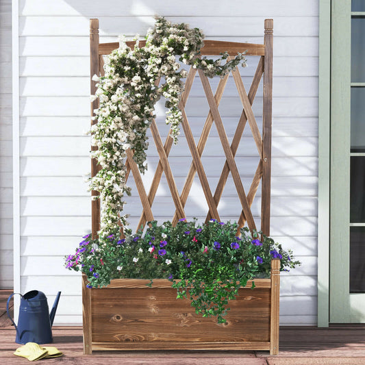 large-wooden-garden-planter-raised-plant-flower-pot-box-trellis-patio-lattice