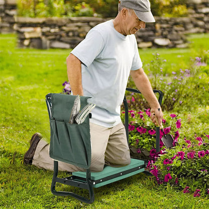 Heavy Duty Upgraded Garden Kneeler and Seat with Thicken Widen Soft Kneeling Pad