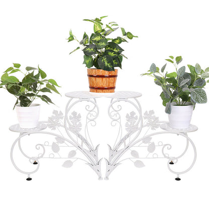 P&P Combo Swan Shaped Planter Flower Holder Plant Shelf Stand Electroplate Paint AU