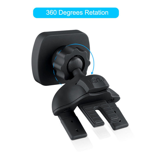 P&P Hands-Free CD Slot Car Mount 2IN1 Phone Tablet Holder with 3.5-10.5in All iPhone