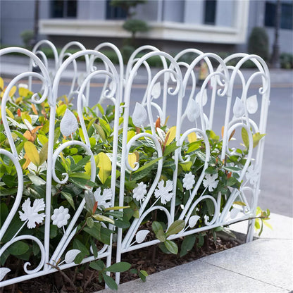 Classic Iron Garden Fence Five Piece Set for Outdoor Decoration(#518)