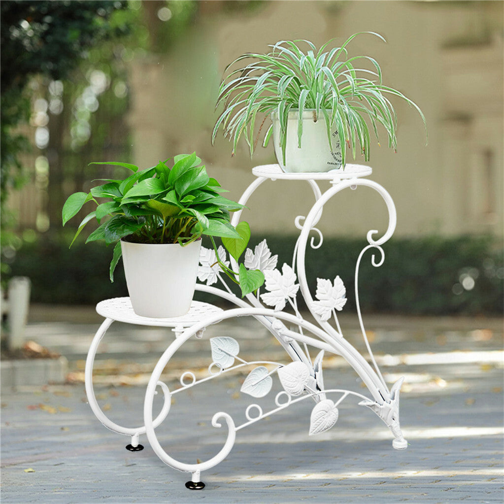 P&P Combo Swan Shaped Planter Flower Holder Plant Shelf Stand Electroplate Paint AU