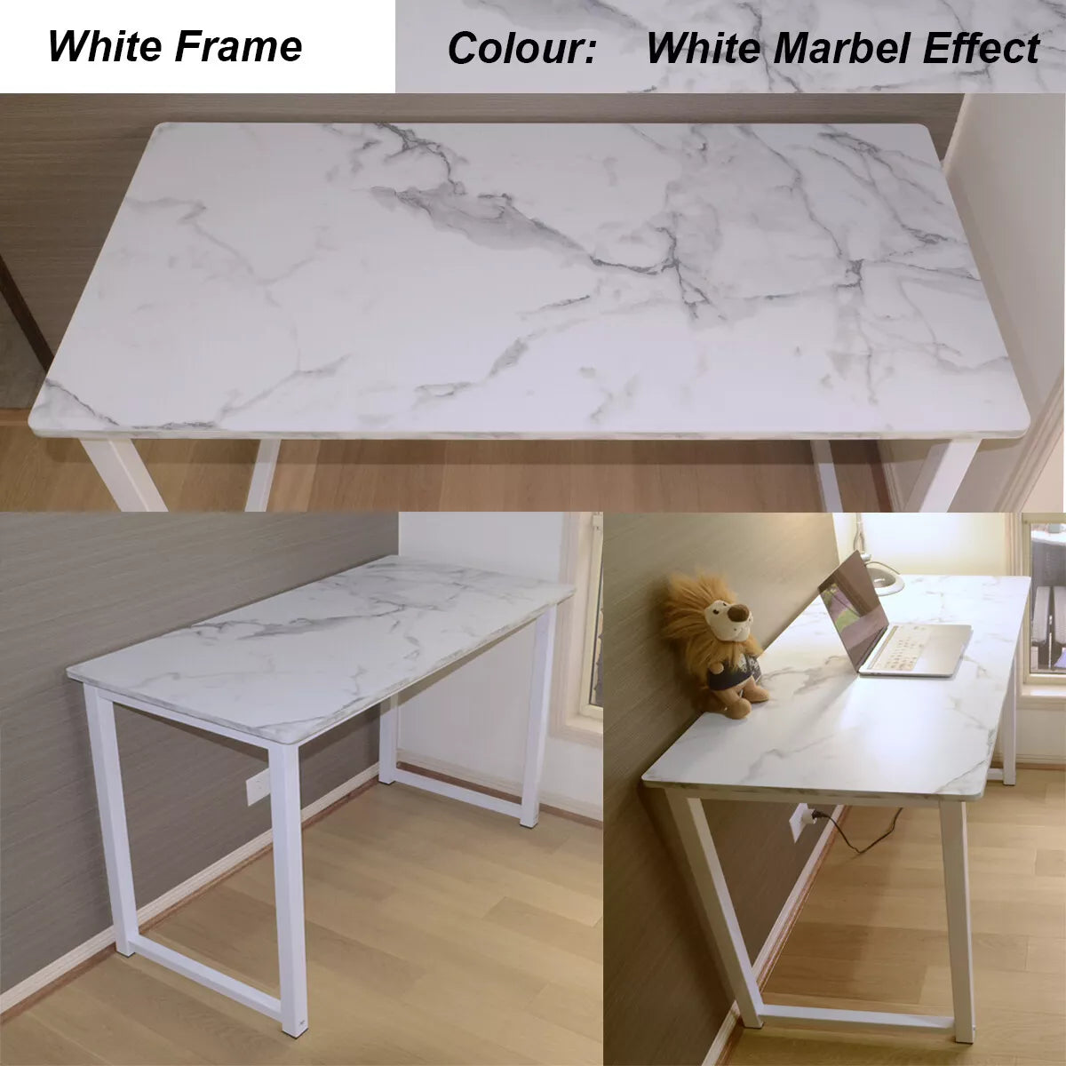 Stylish White Marble Computer Desk for Sale in Australia – Shop Now