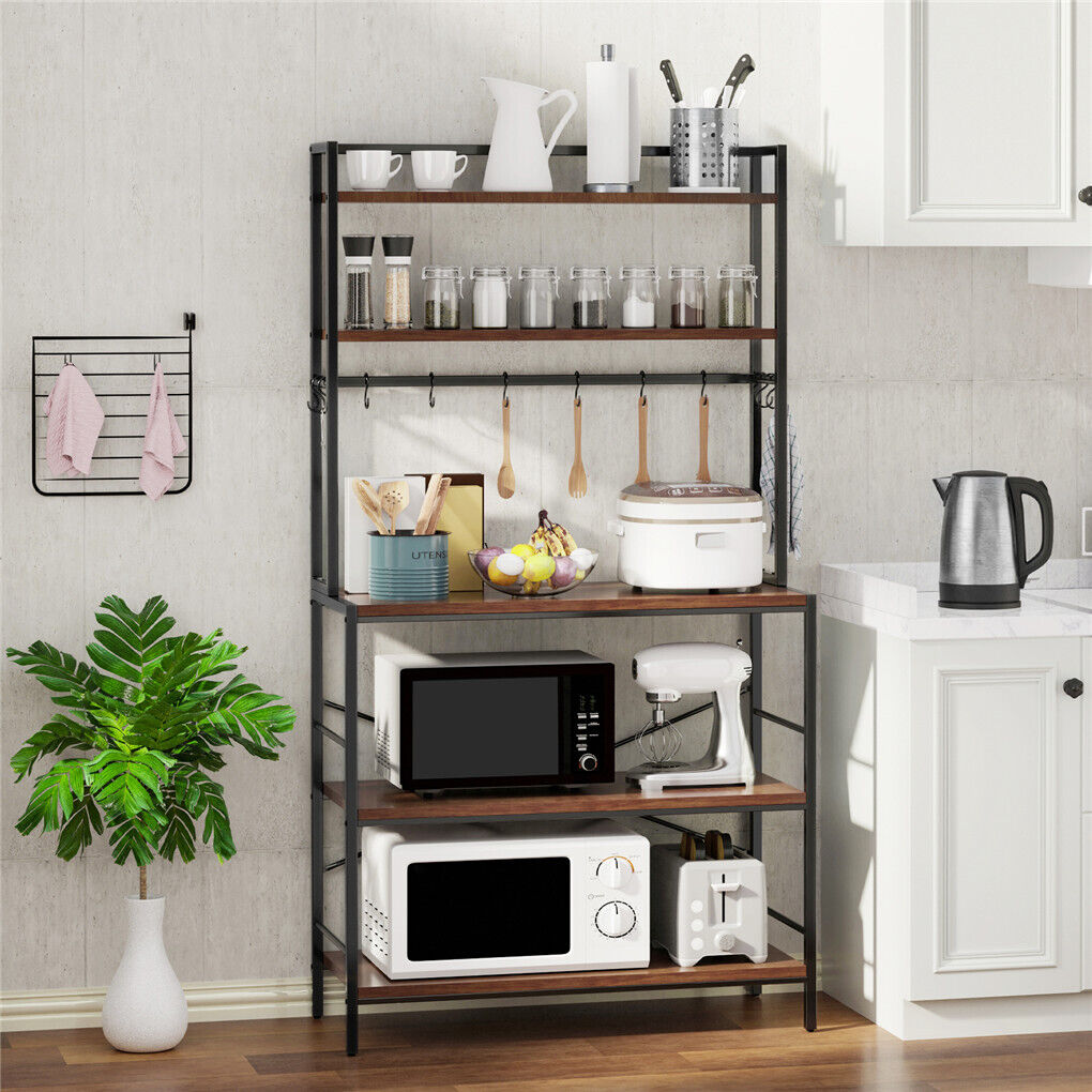 Buy 5-Tier Kitchen Rack – Microwave Stand & Storage AU