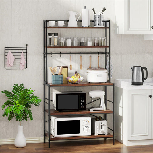 Buy 5-Tier Kitchen Rack – Microwave Stand & Storage AU