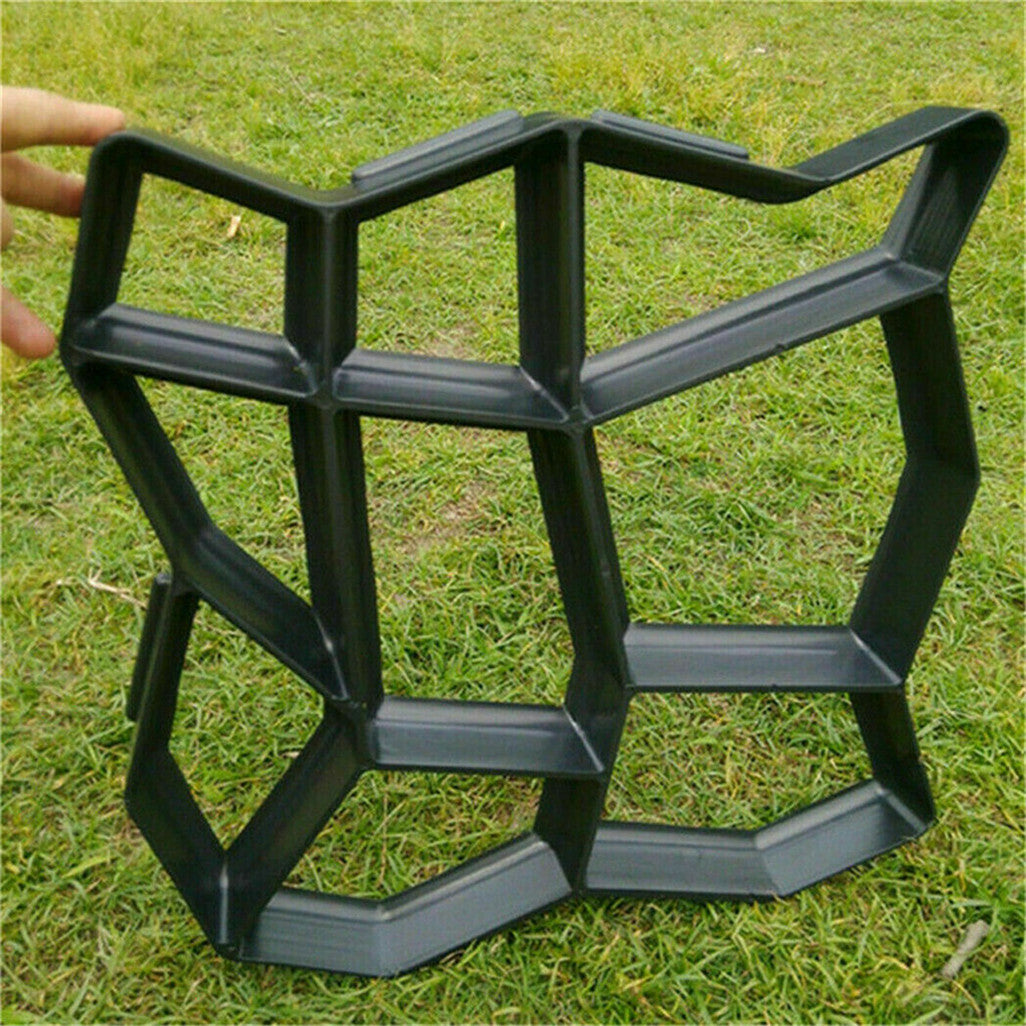 P&P DIY Path Maker Concrete Mould Paver Patio Garden Brick Slab Pavement Cement Mold