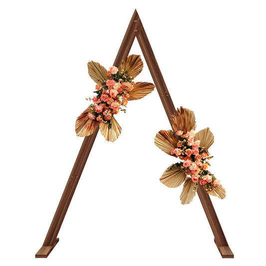 P&P Thicken Solid Pine Wood Wedding Arch Frame for Garland Led Fairy Lights Balloons