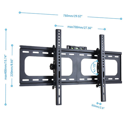 Adjustable Tilt Wall Mount for Hisense & SONIQ TVs (Up to 70", 45kg Capacity)