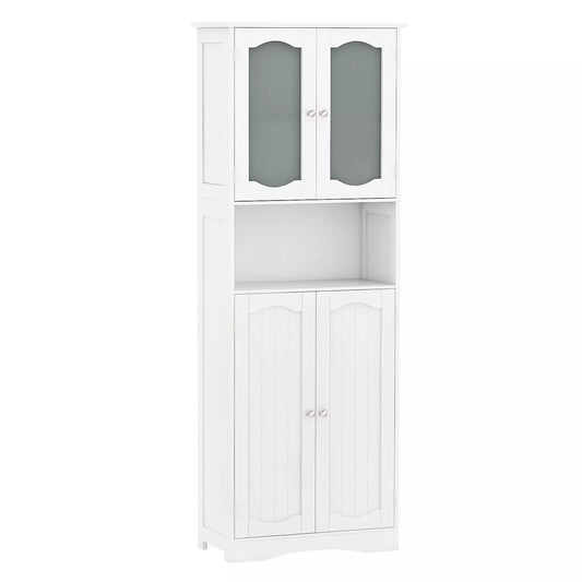 164cm Tall Storage Cabinet – Versatile Bathroom, Kitchen Pantry, and Buffet Sideboard