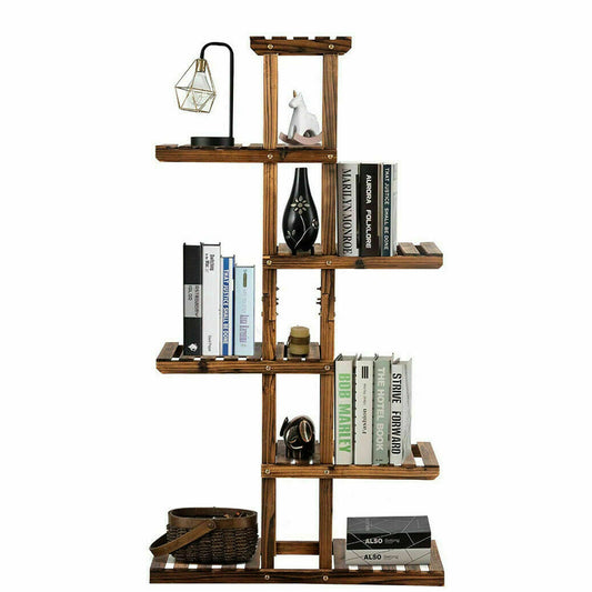Buy 52" wooden planter shelf in Australia – shop now for tall flower stands