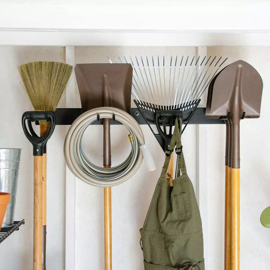 Wall-Mounted Heavy Duty Garden Tool Organizer