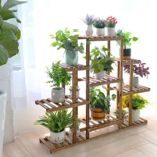 indoor-outdoor-wood-plant-stand-corner-flower-display-holder-garden-plant-shelf
