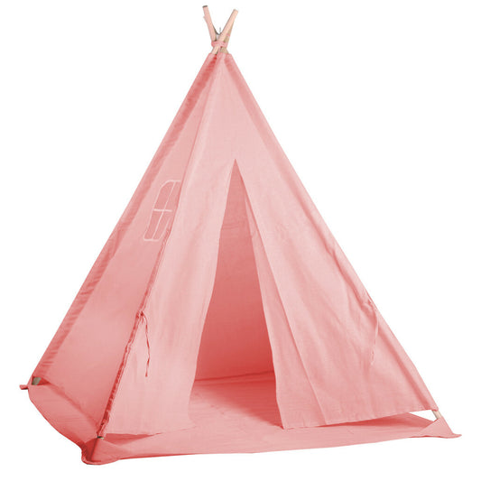 P&P Huge Indian Canvas Teepee Kids Toys House Children Tent for Indoor Outdoor Game