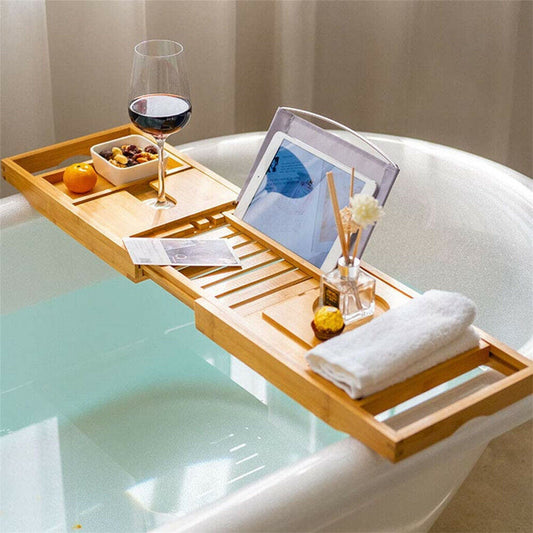 bathtub-caddy-bamboo-bath-tub-rack-tray-extending-sides-tablet-wine-glass-holder