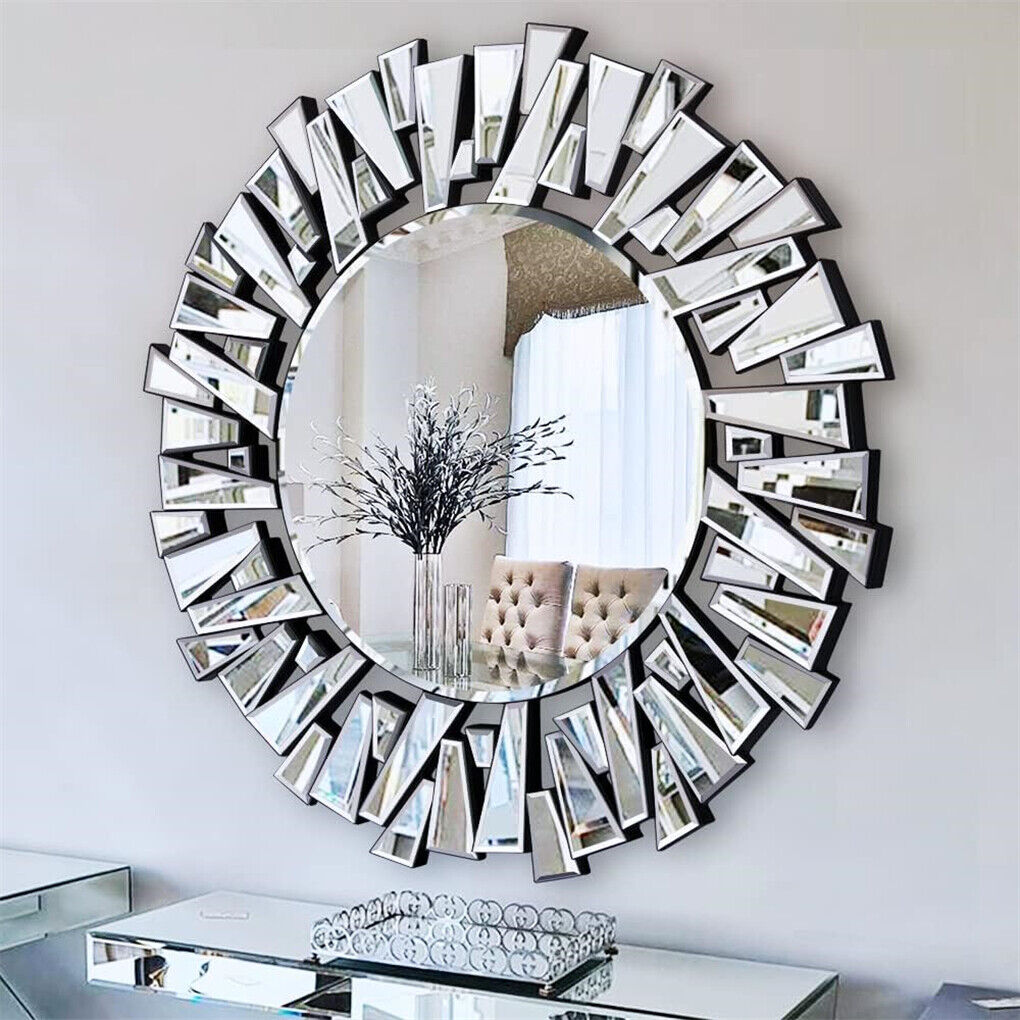 Buy Online Round Wall Mirror – Large Elegant Decor AU