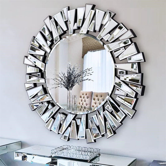 Buy Online Round Wall Mirror – Large Elegant Decor AU