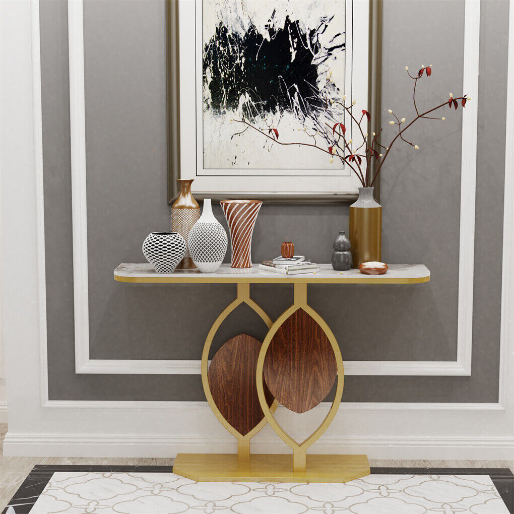 Premium slim marble console table – shop now Australia