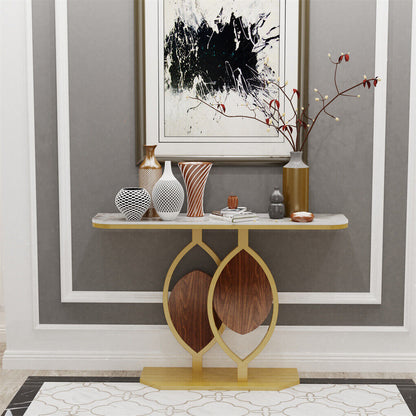 Premium slim marble console table – shop now Australia