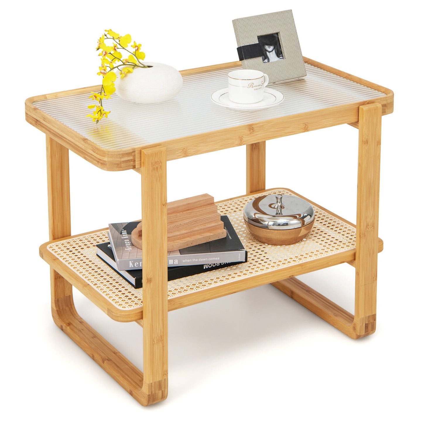 2-tier-bamboo-side-table-w-glass-top-end-table-nightstand-w-pe-rattan-shelf
