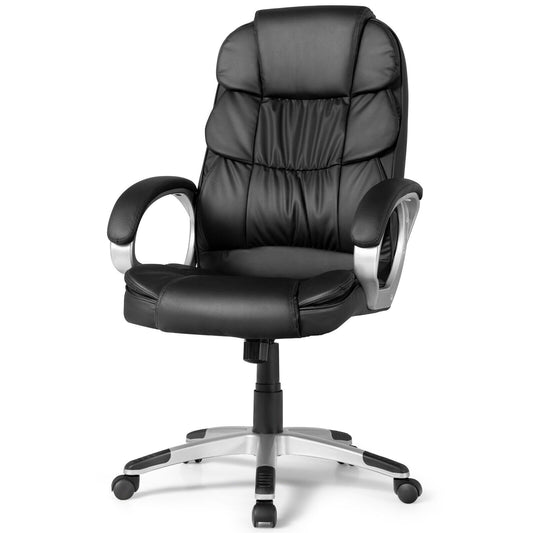 ergonomic-office-chair-height-adjustable-executive-computer-leather-seat