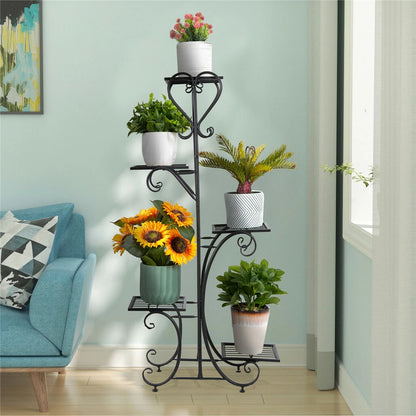 wider-thicker-metal-5tier-plant-stand-flower-holder-racks-shelf-organizer-indoor