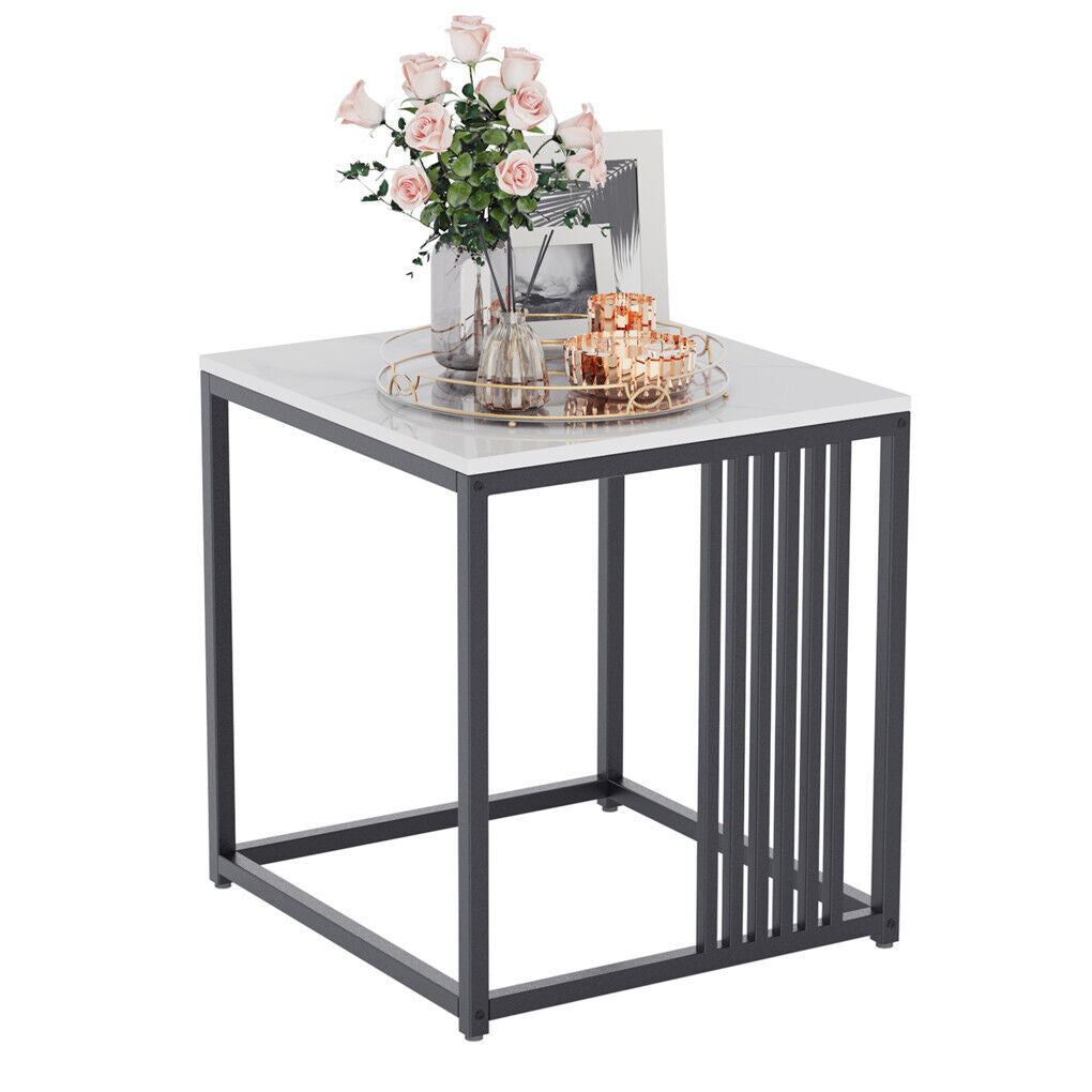 Buy White Marble Side Table with Metal Frame Australia
