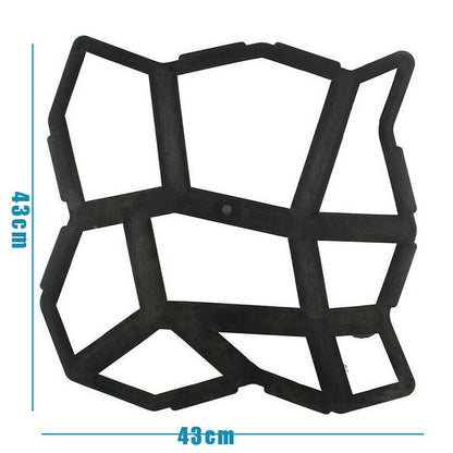 P&P DIY Path Maker Concrete Mould Paver Patio Garden Brick Slab Pavement Cement Mold