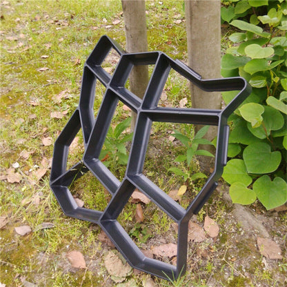 P&P DIY Path Maker Concrete Mould Paver Patio Garden Brick Slab Pavement Cement Mold