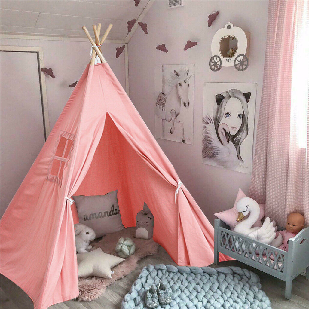 huge-indian-canvas-teepee-kids-toys-house-children-tent-for-indoor-outdoor-game